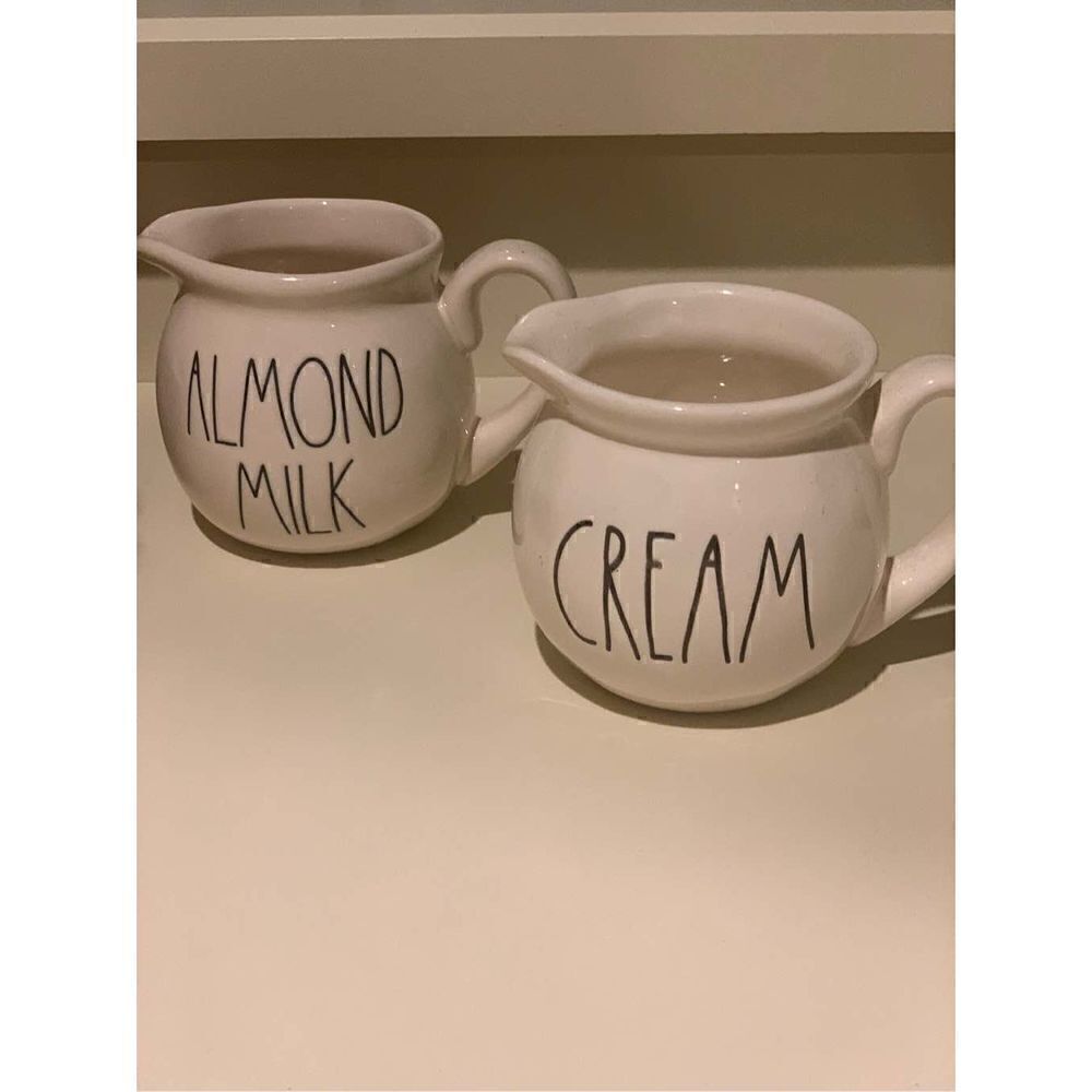 Rae Dunn Creamer Set Almond Milk Cream